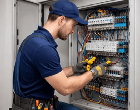 Установка и подключение электрощитов